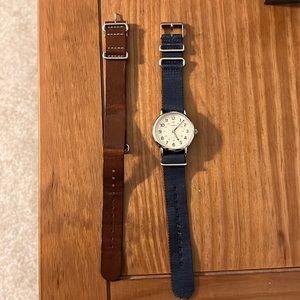 Timex Indiglo Watch with Two Bands